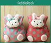 Plush Animal Pattern Canvas Backpack For Children With Ventilated Back System For Daycare