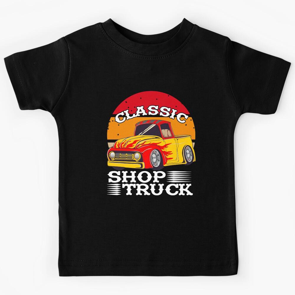 Classic Pickup Truck Customized Vintage Shop Truck Street Rod Kids T-Shirt 120