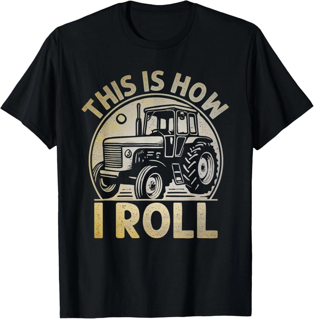 This Is How I Roll Funny Tractor Farmer Gift Tee Gift Unisex T-Shirt