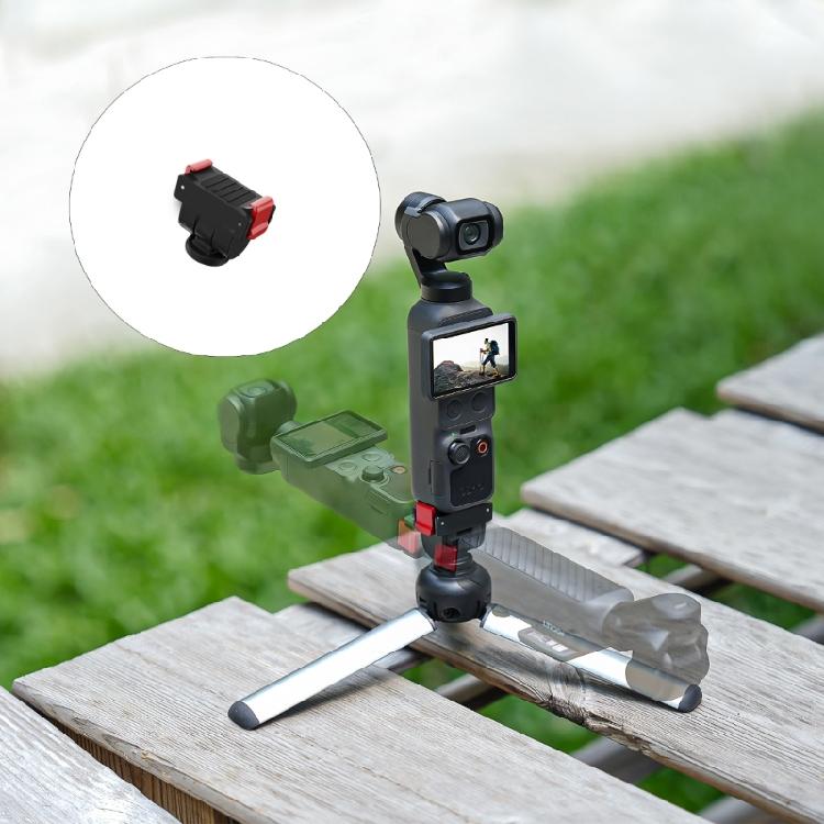 Compactly Quick Detach Brackets For Pocket 4/3 Cameras Quick Release Adapter With 180Degree Flexible Tilt Extension Base