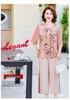 Elegant Chinese-Style Summer Two-Piece Outfit for Moms