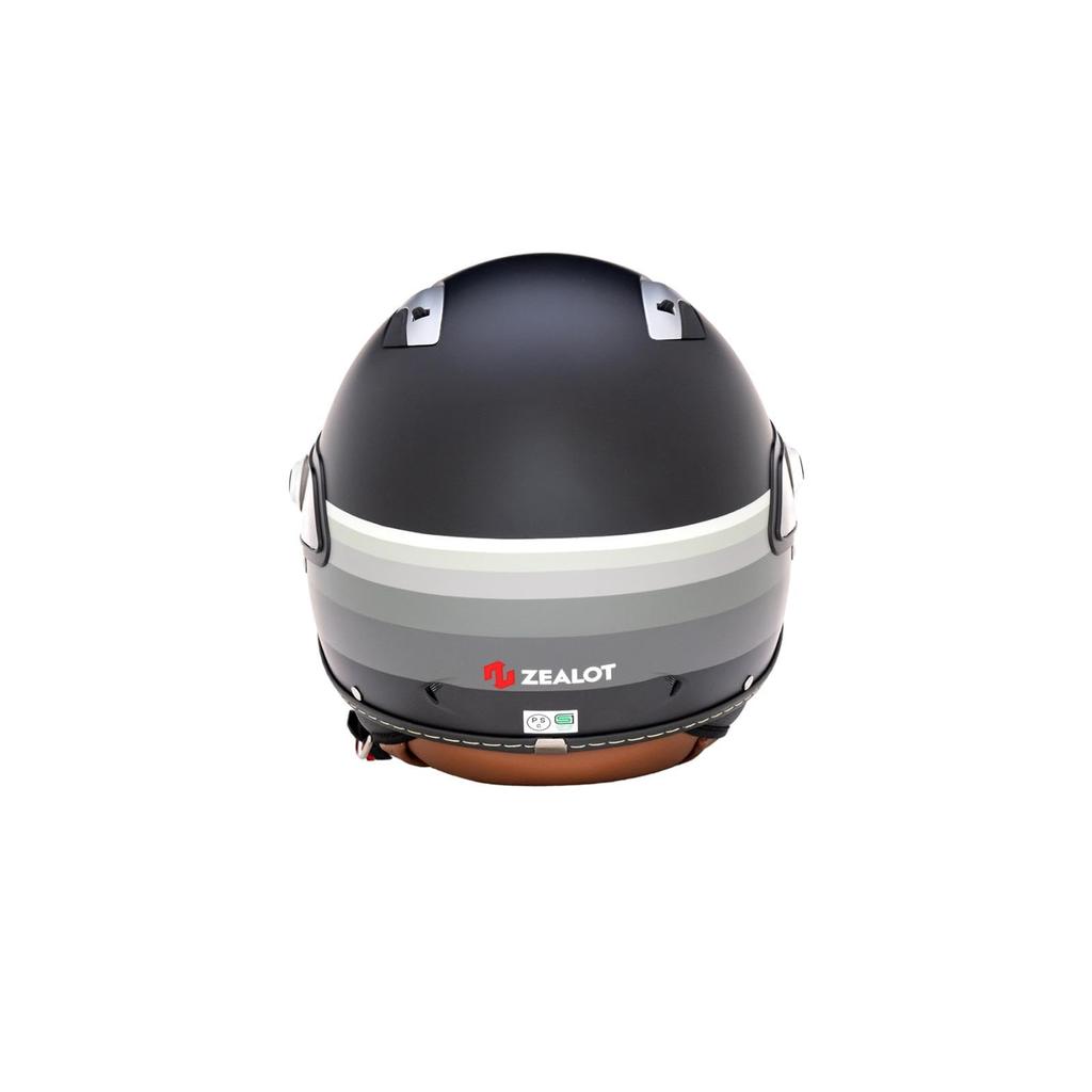 ZEALOT JillRide 2 Inner Shield Matte Size Jet, Black/Gray, S, 53-54cm, JR0018/S