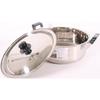 PEARL METAL Large 30cm Double-Handled Pot with Lid, IH Compatible, NEW Danran HB-1796