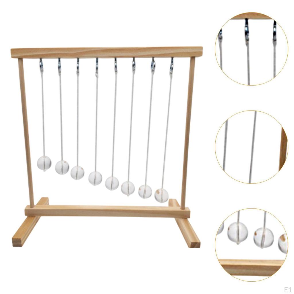 DIY Pendulum Cradle Balls,Science Experiment Toy Energy Conservation Model Sturdy Science Kit