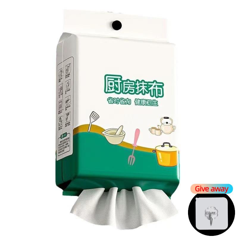 

Салфетки для повторения на кухне Подвесные салфетки для кухни Утолщенные нетканые салфетки для уборки Бытовая чистка Стиральные полотенца Бумага