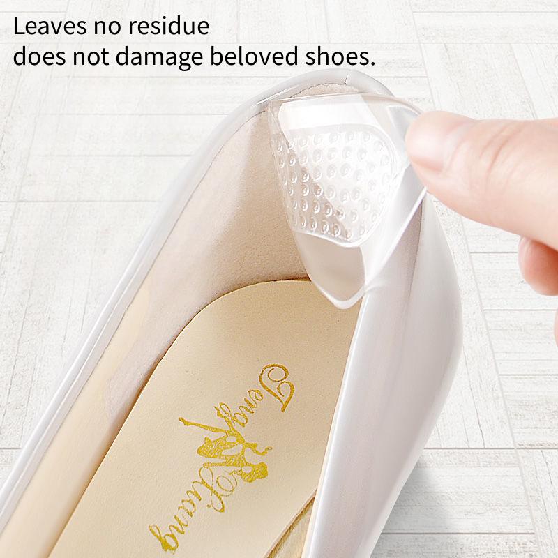 Silicone Gel Women High Heels Cushion Stickers Non-Slip Shoe Pads Adjustable Size Heel Insoles Protectors Foot Care Liner Insert