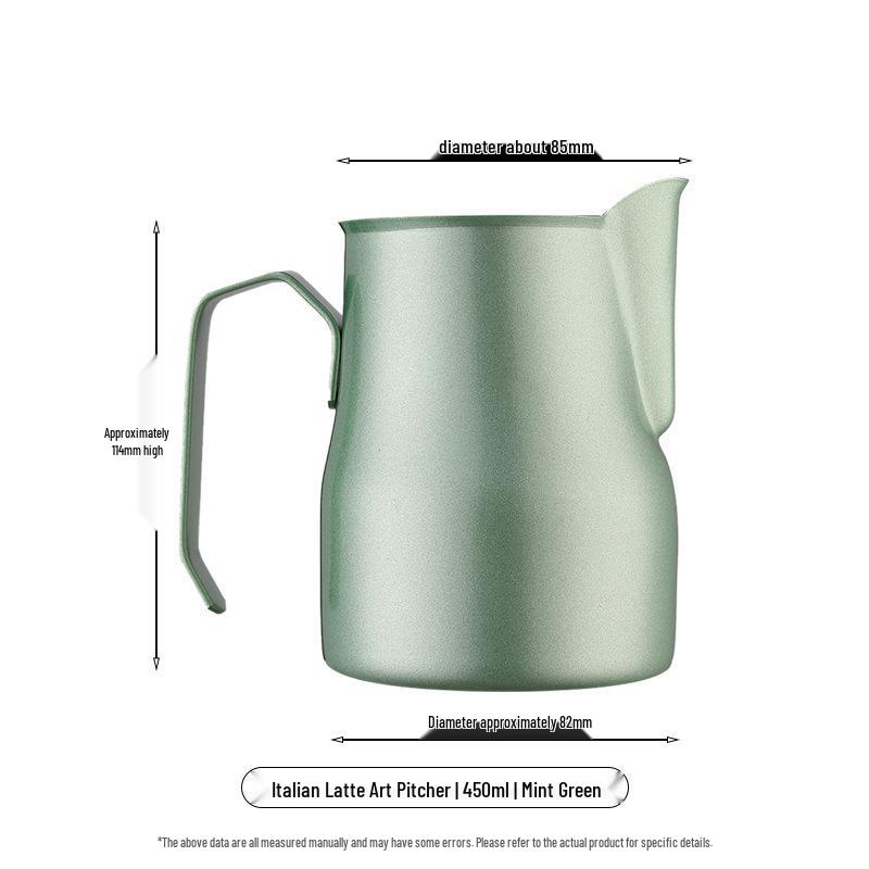 Professional Latte Art Pitcher - Eagle Beak Milk Frothing Cup, 304 Stainless Steel