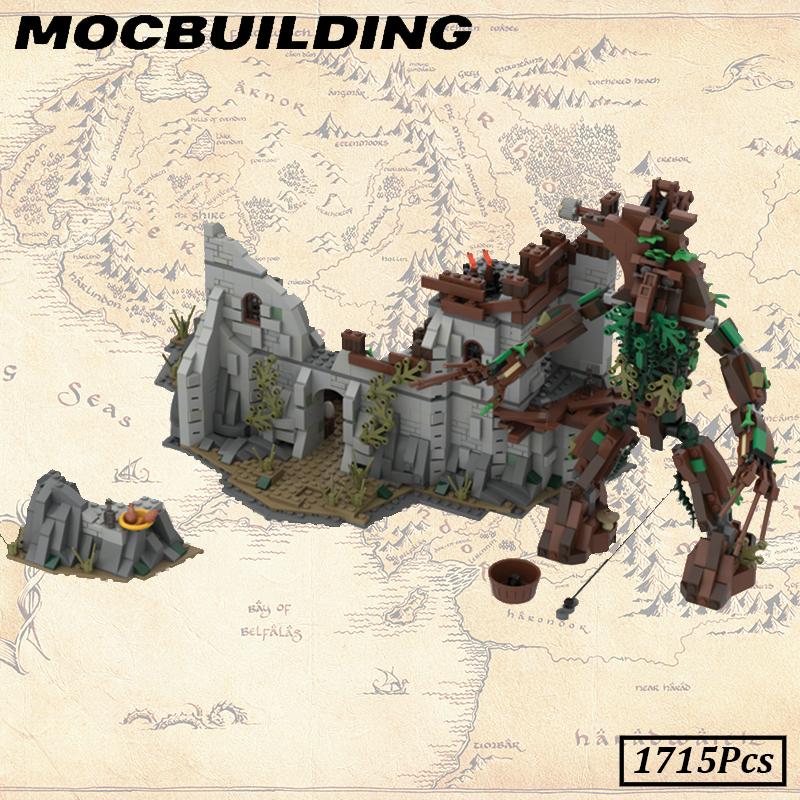 Middle-Earth Moc Building Blocks Scene Rings Building Kits Display Construction Christmas Present Birthday Gift