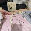2024 Autumn Graffiti Print Korean-Style Casual Pants for Boys and Girls