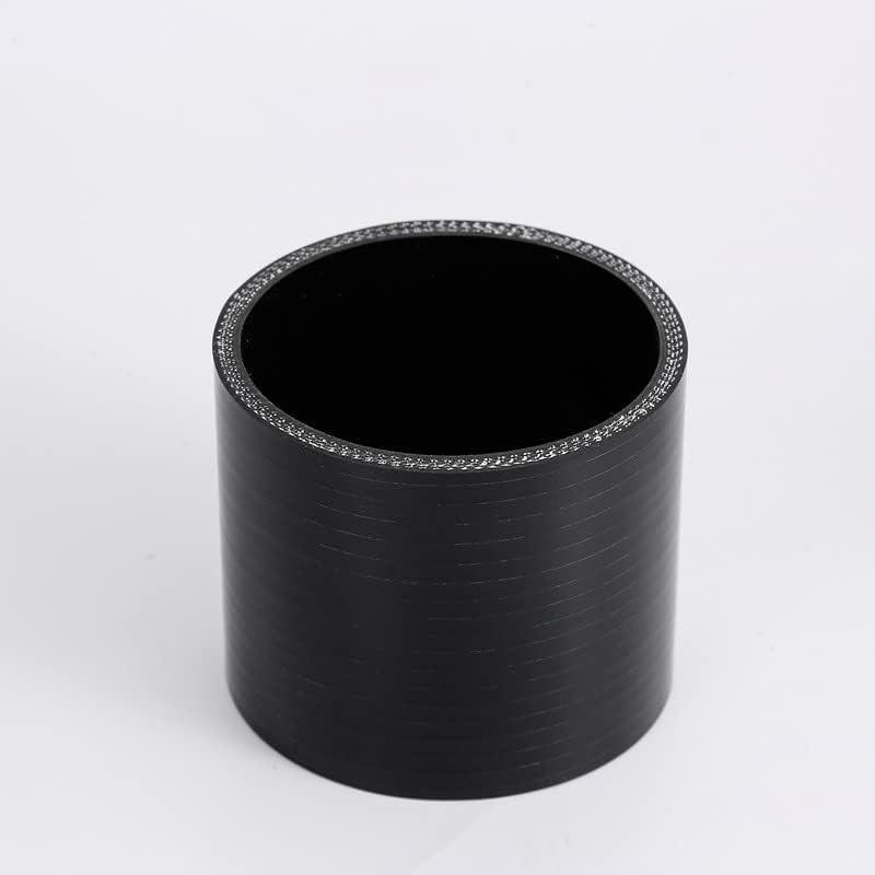 3in ID Straight Silicone Hose Coupler with Hose Clamps, 3 Inch (76mm) Silicone C
