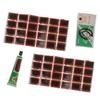 48Pcs Square Round Rubber Cycling Bicycle Tire Tyre Puncture Repair Patches Tool
