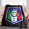 Italy Football Crest Blanket Suitable for Sofas, Beds, Offices, And Camping - Perfect Gift for Halloween Christmas
