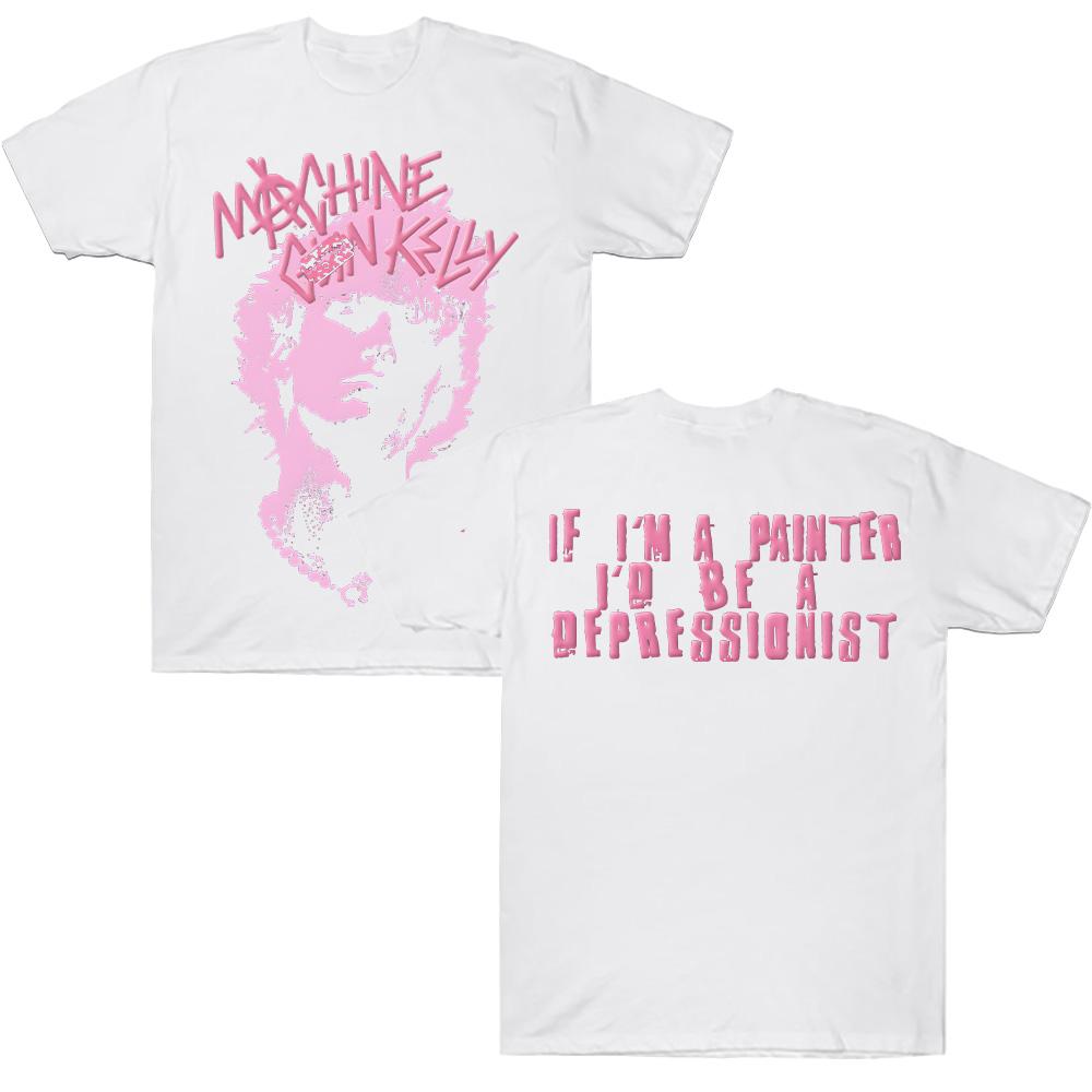 

Ticket Anniversary Tshirt New Machine Gun Kelly MGK Album Tshirt Summer Men Retro Hip Hop Cotton Tshirt Rap Music Street Wear S