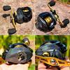 LEO FISHING Baitcasting Reel 18+1BB Casting Reel Smooth Metal 7.2:1 Gear Ratio Fishing Reel with Standard or Deep or Shallow Spool for Bass