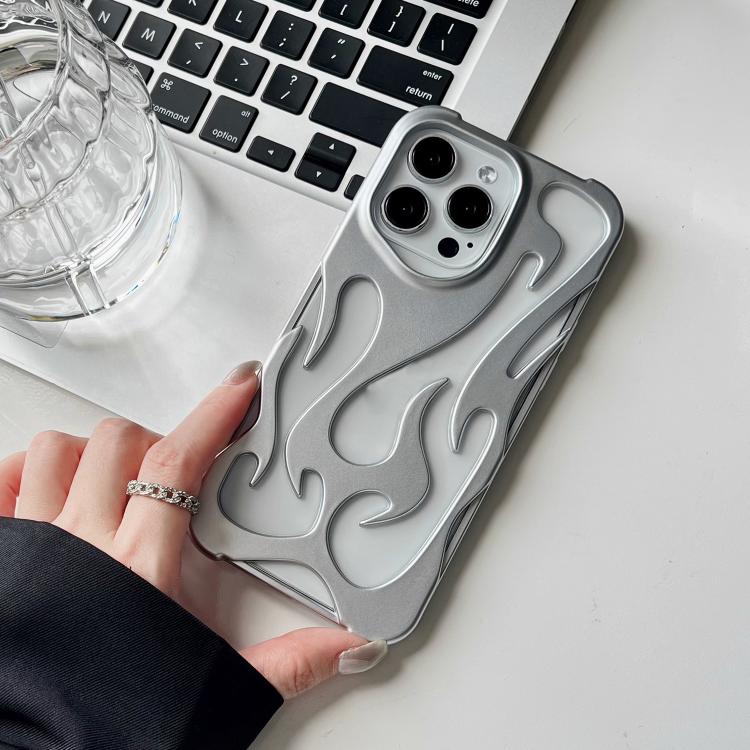 Matný TPU kryt na telefon s povrchovou úpravou Flame Hollow Cooling Spray
