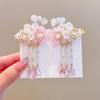 Mid-Autumn Hanfu Fairy Hair Clip - Women's & Children's Ancient Style Floral Tassel, Sweet Accessory for Girls