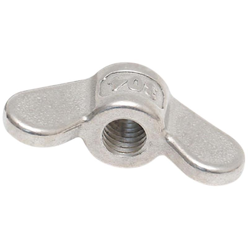 Hand-Tightened 304 Stainless Steel Butterfly Nut (M4-M12)