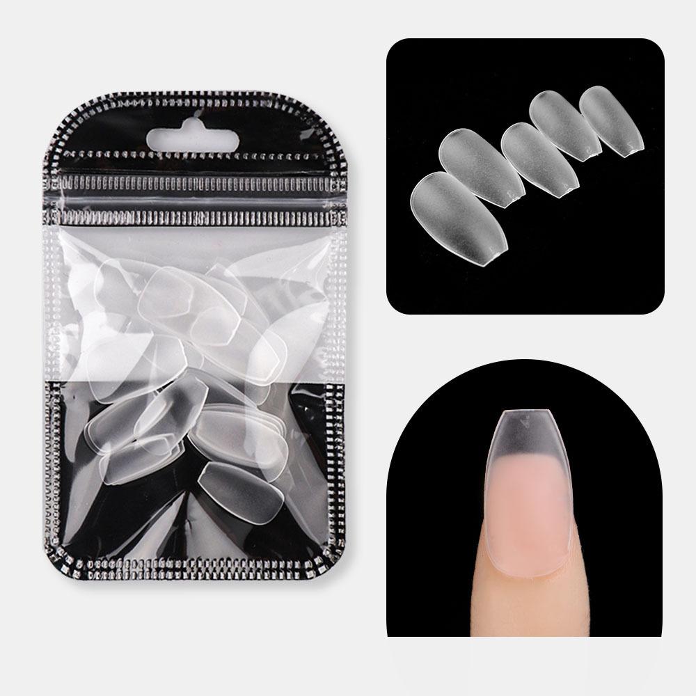 Nail Art Tablets Ultra-Thin And Seamless Half-Stickers, Full Stickers, Matte Square Long Water Droplets, Almonds, No-Carving And Grinding Fake Nail