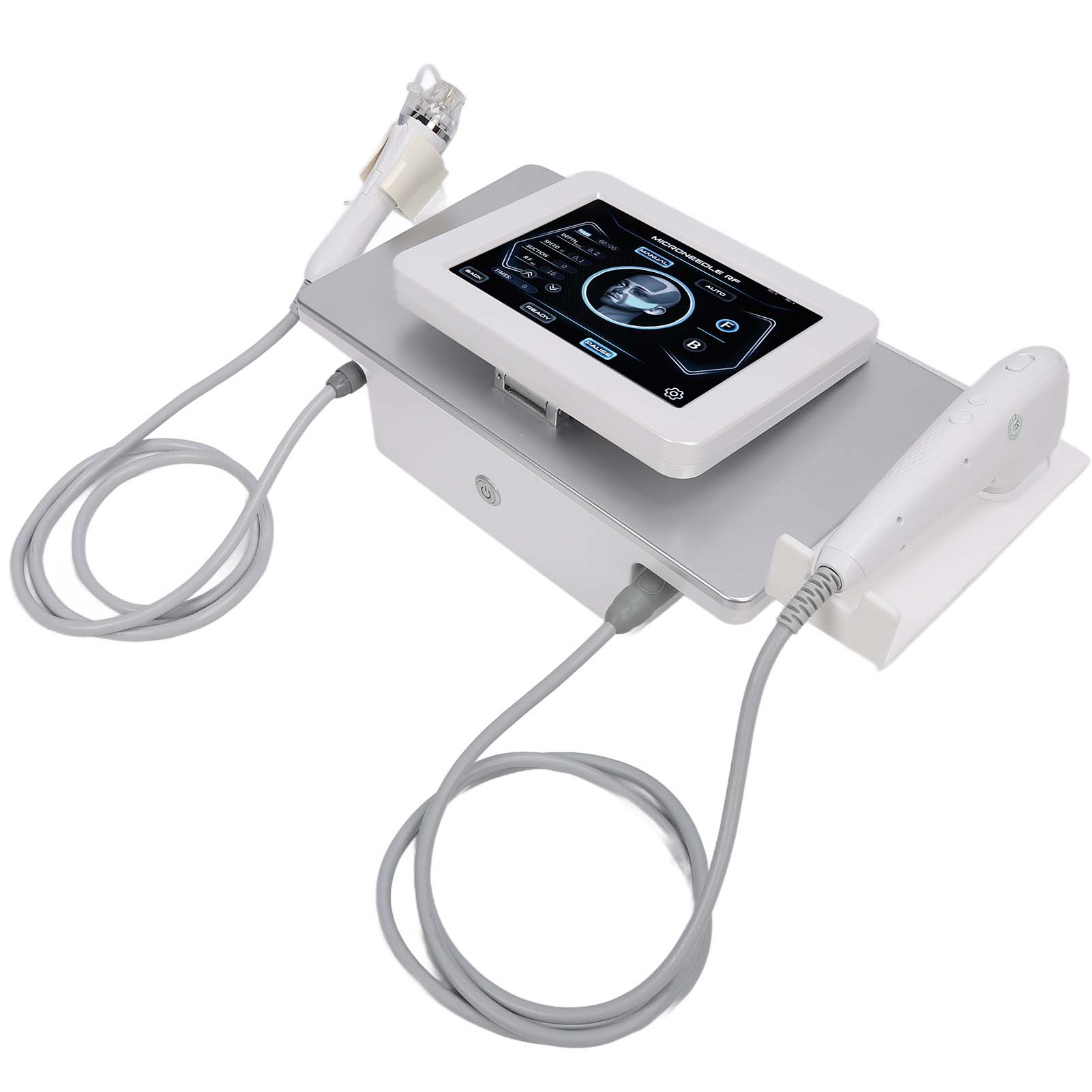 

2 в 1 фракционный RF микроигольчатый аппарат для удаления шрамов и растяжек 7D Hifuing аппарат для подтяжки лица UK Plug