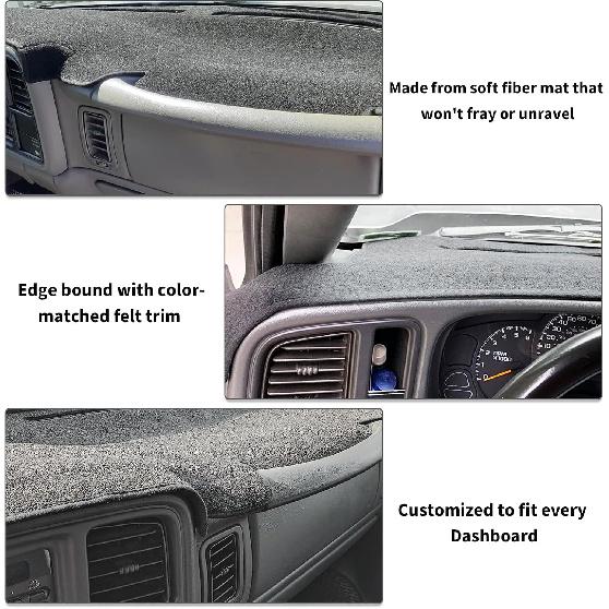 POSAID Dash Cover For 1999-2006 Chevrolet Chevy Silverado GMC Sierra, Dashboard Cover Mat For 2000-2006 Chevy Avalanche Tahoe Suburban GMC Yukon