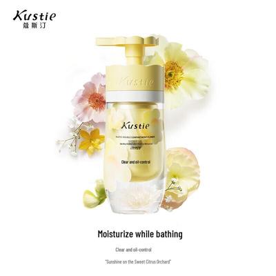 Dual-Chamber Flower Oil Control Shower Gel