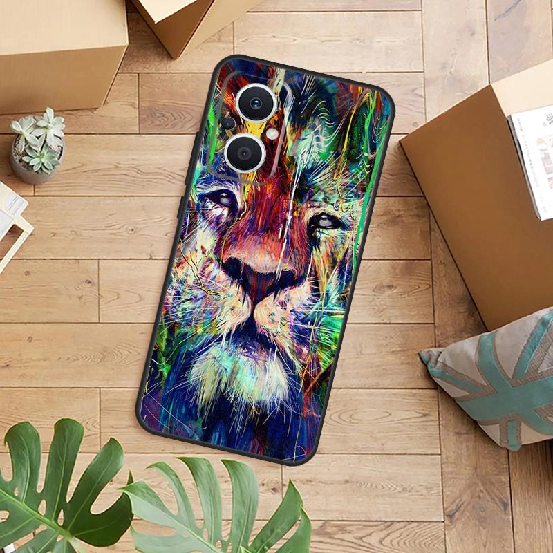 Lion Head Case For OPPO Reno 13F 14F 12F 10 11 12 13 14 Pro 8T 7 8 Lite OPPO Find X9 X6 X5 X8 Pro Cover