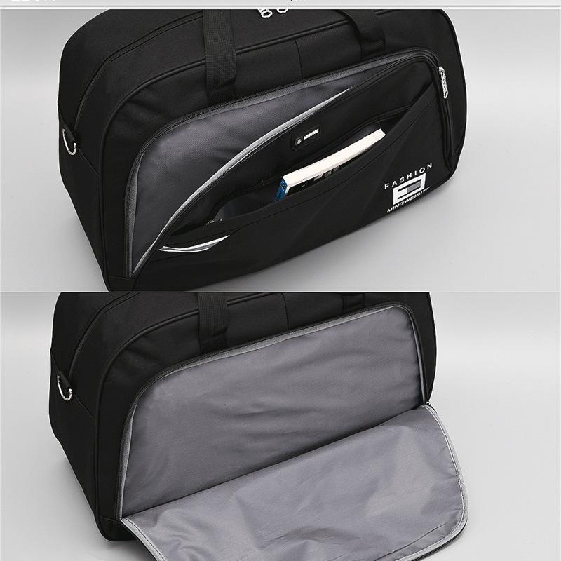 Wasserdichte faltbare Reisetasche mit großem Fassungsvermögen - Leichter Unisex-Organizer für Fitnessstudio und Gepäck mit einzelnem Schultergurt für Herren