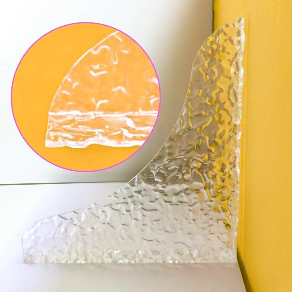 2Pcs Transparent Shower Splash Guard Self-Adhesive Baffle Plate Nail-Free Water Barrier Strip  Sink