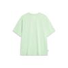 Li Ning Wade Series Letter Print Loose Short Sleeve Drop Shoulder T-Shirt Unisex Tops Bamboo-Green ATST795-3