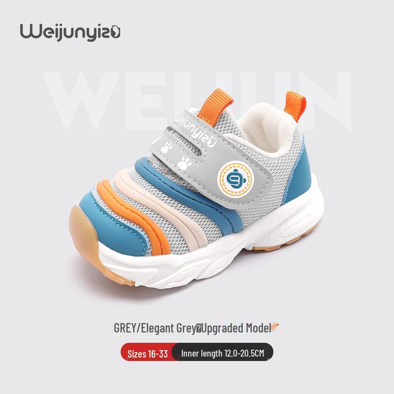 Caterpillar Peuterschoenen: Zachte Zool Babyschoenen voor Jongens en Meisjes, Leeftijd 1-5, Lente & Herfst Stijl.