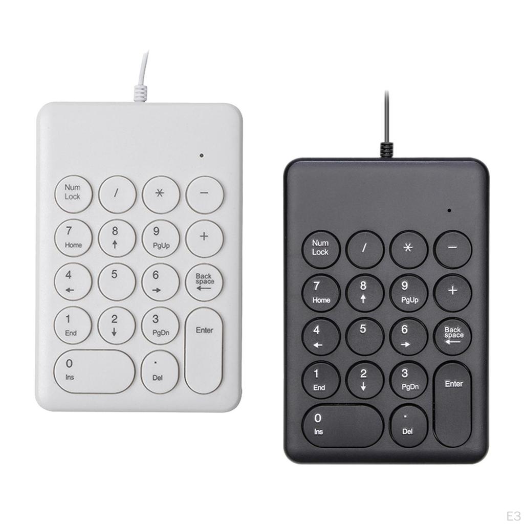 USB Numeric Keypad 1 Solid and Durable Structure Connection for PC Notebook Convenient Plug Non