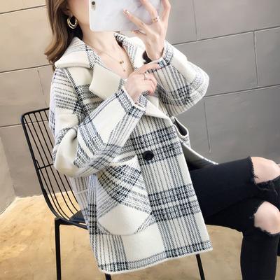 Fashionable Overcoat New Arrival for Autumn/Winter Thickened Sweater Coat Knitted Cardigan  Warm Jackets
