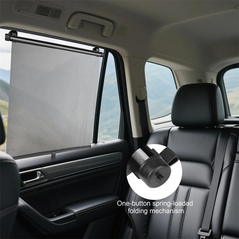 Universal Car Retractable Sunshade Curtain Sunshade With Suction Cup Heat-Insulating Side Window Curtains Car Curtains Parts