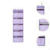 Wall Mounted Storage Bag Holder Door Hanging Pouch Organizer Rack for Wardrobe Home Decoration