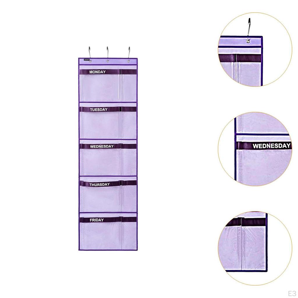 Wall Mounted Storage Bag Holder Door Hanging Pouch Organizer Rack for Wardrobe Home Decoration