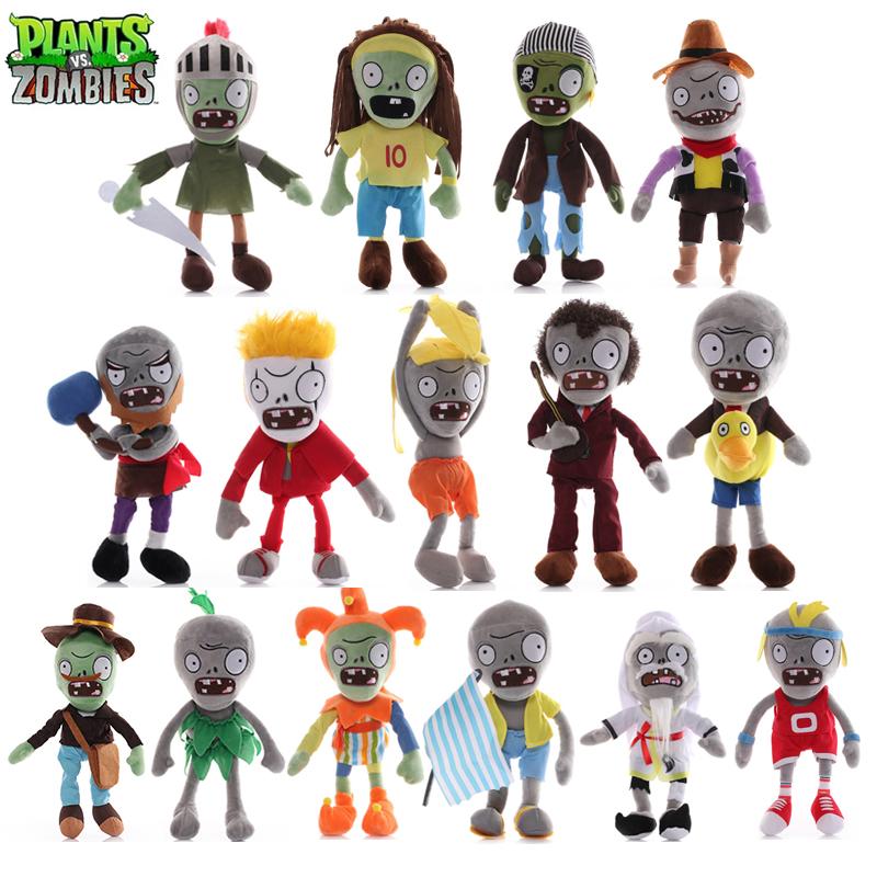 Plants VS Zombies 30cm Zombies Cosplay Gosedjur Fyllda Leksaker Anime Tecknad Spelfigurer Söt Barn Docka Gåvor