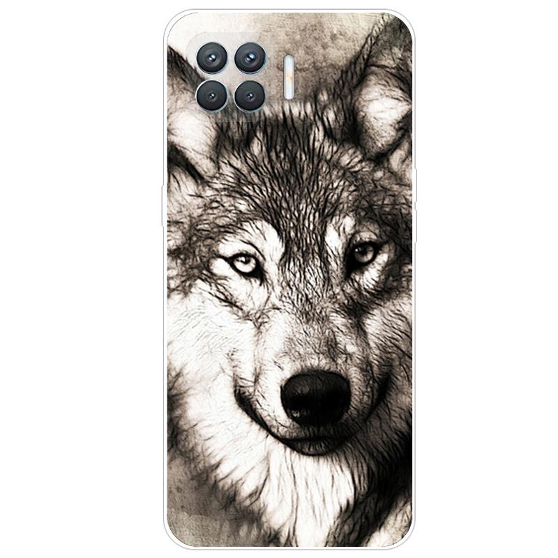 For OPPO Reno4 Lite Case Reno5 Lite Shockproof Soft Silicone TPU Back Cover For OPPO Reno 5 4 Lite Phone Cases Case Cute Cartoon