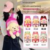 Large Capacity Cute Plush Puppy Cartoon Backpack for Students