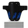 2Pcs Mountain Bike Mudguard 3D Carbon Fiber Twill MTB Fender Front/Rear Tire Wheel Universal Suitable For Disc Brake Bicycle