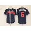 Atlanta Braves Retro Fan Baseball Jersey 5 13 44MN Embroidered Stitched Sport Shirt Unisex Athletic Wear