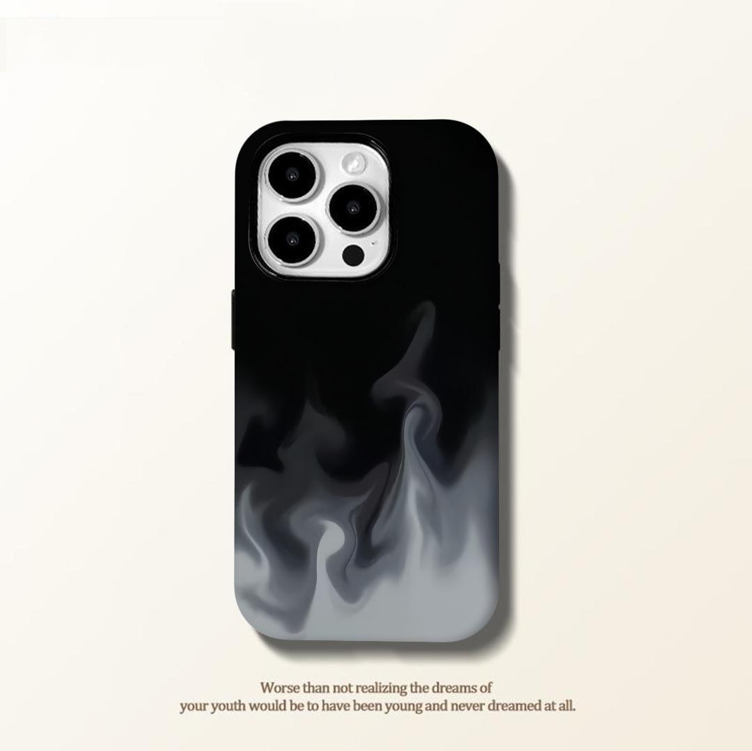 

iPhone 17 Pro Max Frosted White Smoke Case Cover for Apple 16/15/14 iPhone 15 Plus