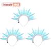 1-20pcs Laser Holographic Glow Headband for Christmas Halloween Party Costume Decoration Accessory Home Celebration