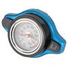 Universal Thermostatic Radiator Cap Water Tank Cover Leakproof W Temperature Gauge
