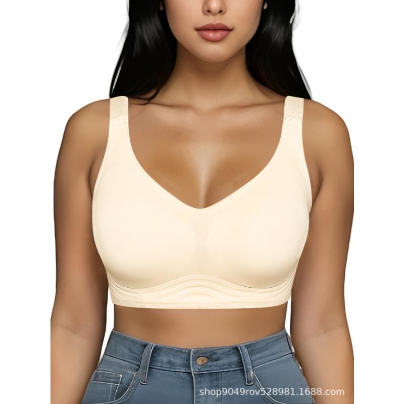 Women Wireless Comfortable Push Up Seamless Breathable Back Beauty Sports Bra