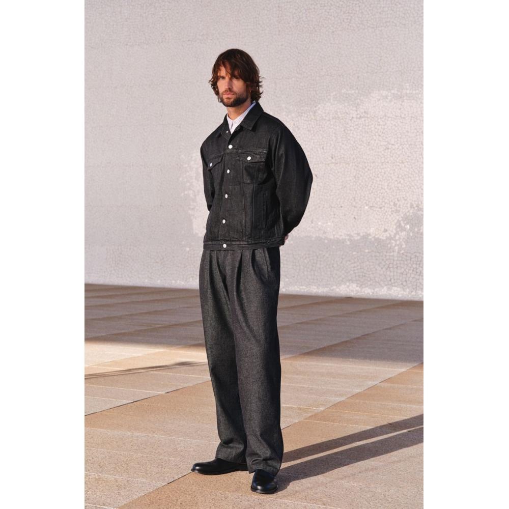 

Брюки HM deniM свободного кроя черного цвета 31/30