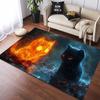 Cute White Maltese Puppy Portrait Area Rug, Non-Slip Floor Mat