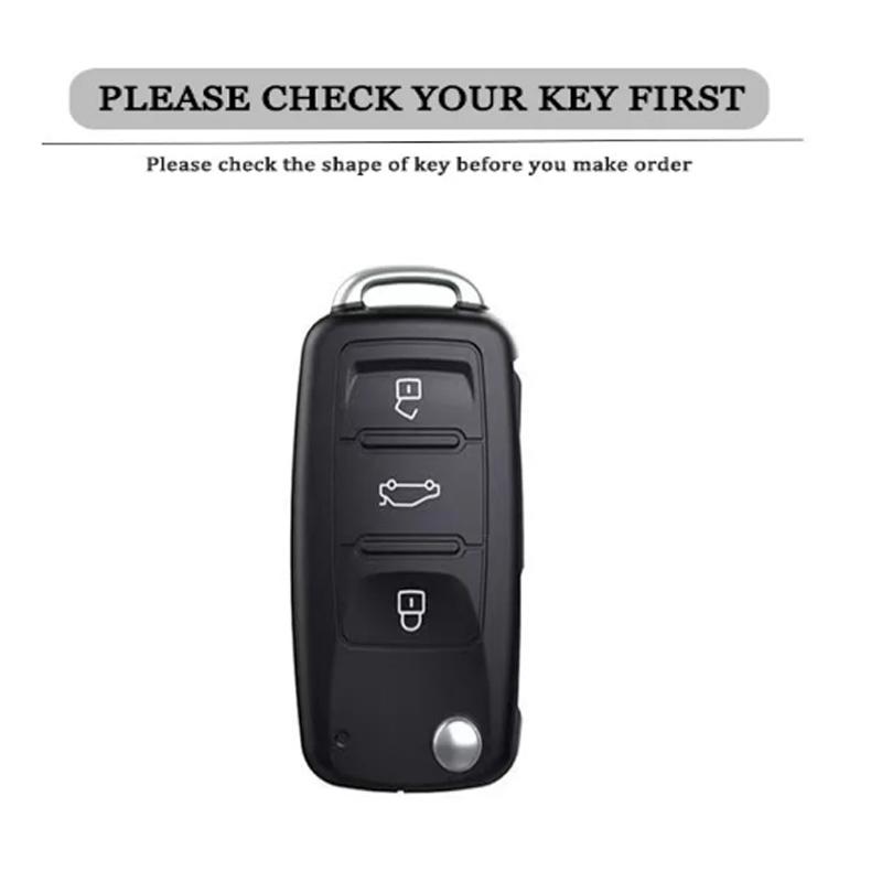 Zinc Alloy Car Key Case Cover For Vw Volkswagen Polo Tiguan Passat B5 B6 B7 Golf 4 5 6 Mk6 Jetta Lavida Skoda Octavia Seat Leon