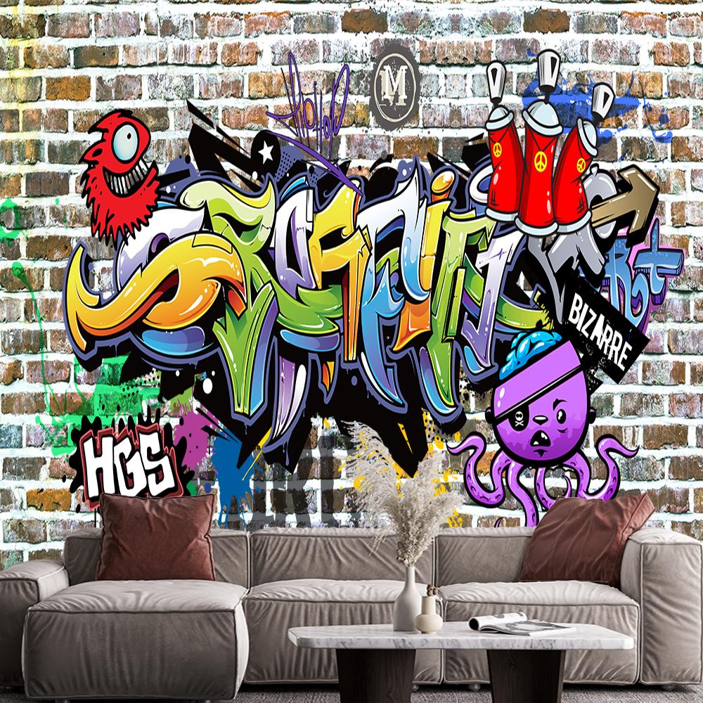 3d Street Graffiti Wall Mural Graffiti Wallpaper Bedroom Living Room Poster Decor Graffiti Murals