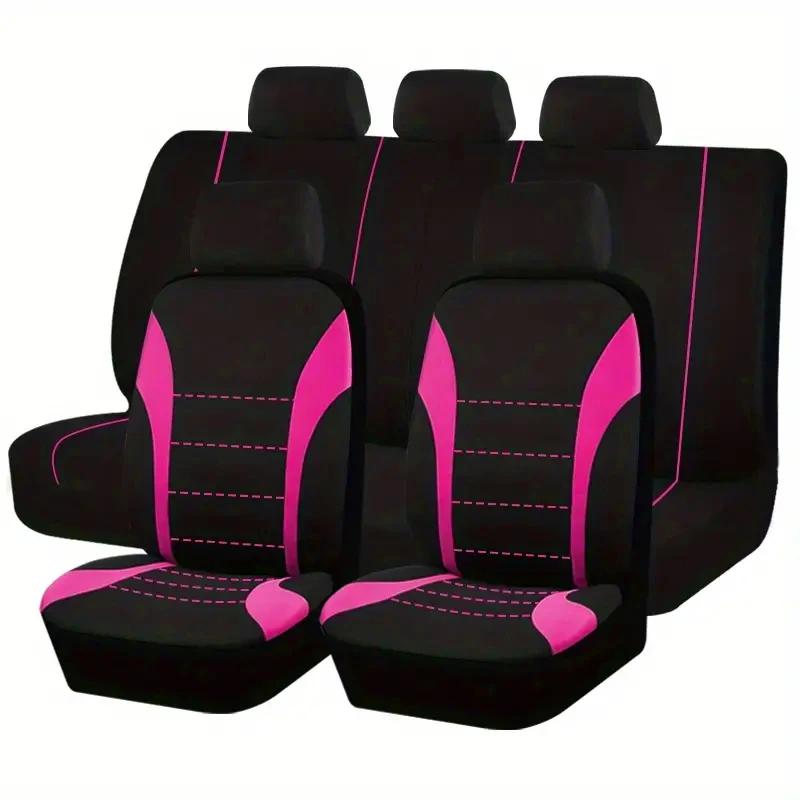 Four Season Universal Car  Front/Rear Seat Cover Polyester Fabric Protect Seat Covers Safe Truck Van SUV Seat Protecto Accessory