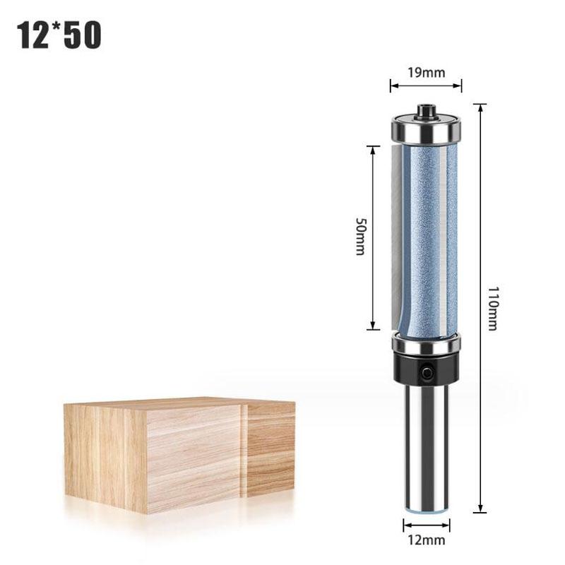 

1/2 дюйма, 12 мм, длинное лезвие с хвостовиком, фреза с 3 лезвиями, фреза для промывки, деревообрабатывающий режущий инструмент 12mm shank NO1 синий